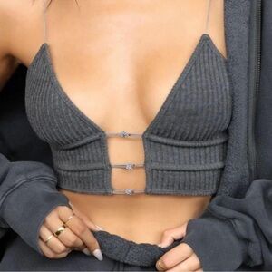 Joah Brown Cropped Triangle Cami